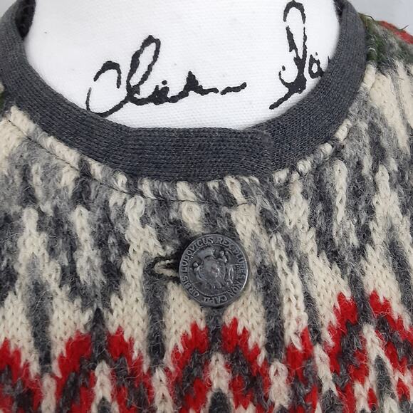 Vintage 1960s 100% Wool Sweater Icelandic Hans Heitson Womens Modeller of Sweden - Picture 3 of 9